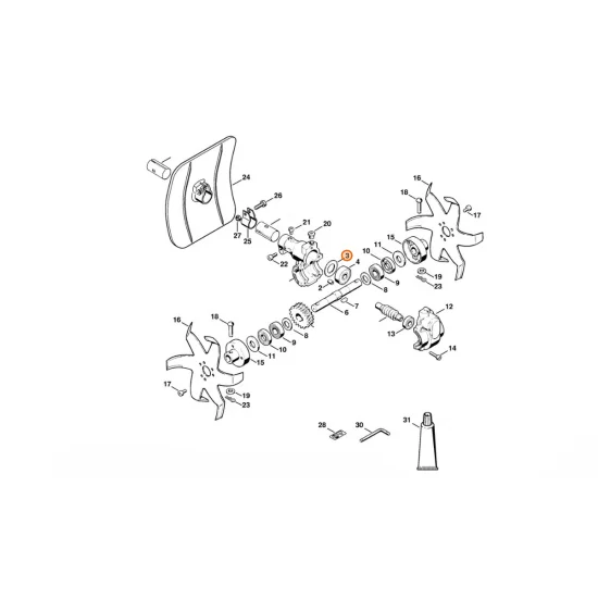 STIHL  Podkładka 4600 642 7800